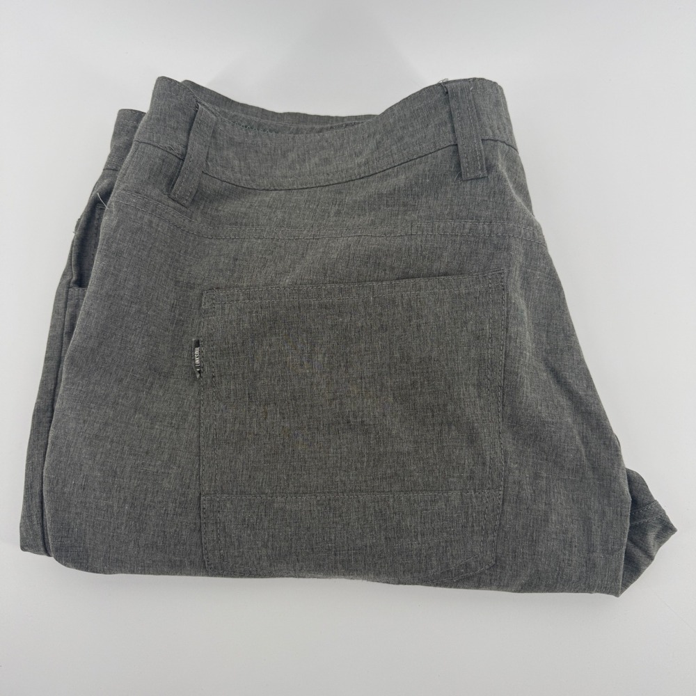 Linksoul Boardwalker Pants Mens 36R Grey Heather Golf Chino Trousers Activewear